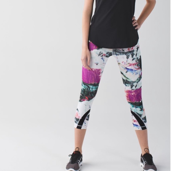 Lululemon inspire leggings pants 8 pigment wave multi - Picture 4 of 9
